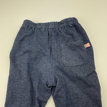 Load image into Gallery viewer, Girls Disney, stretchy knit denim pants, elasticated, GUC, size 1,  