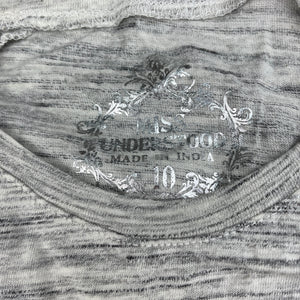 Girls Miss Understood, grey marle long sleeve top, NEW, size 10,  