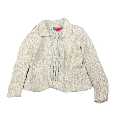 Girls Guess Jeans, knitted wool blend cardigan / sweater, GUC, size 3-4,  