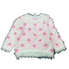 Load image into Gallery viewer, Girls Target, fluffy spotted sweater / jumper, GUC, size 3,  