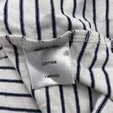 Load image into Gallery viewer, Girls Pavement, flip sequin navy stripe cotton long sleeve top, NEW, size 12,  