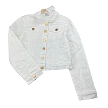 Load image into Gallery viewer, Girls Target, white stretch denim jacket, NEW, size 10,  