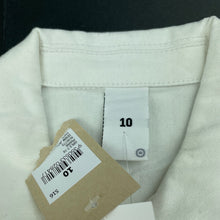 Load image into Gallery viewer, Girls Target, white stretch denim jacket, NEW, size 10,  