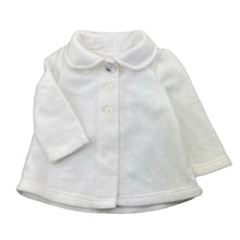 Load image into Gallery viewer, Girls Mango, white fleece jacket / coat, EUC, size 2,  