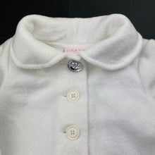 Load image into Gallery viewer, Girls Mango, white fleece jacket / coat, EUC, size 2,  