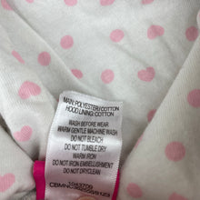 Load image into Gallery viewer, Girls Disney, Minnie Mouse fleece lined hoodie sweater dress, EUC, size 5, L: 55cm