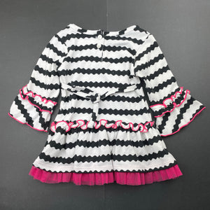 Girls YOUNGLAND, soft feel lightweight peplum top, L: 35cm, FUC, size 2,  