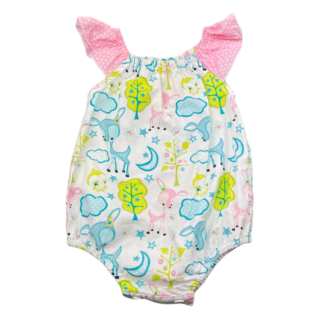 Girls Rumi Daze, lightweight cotton romper, GUC, size 00,  