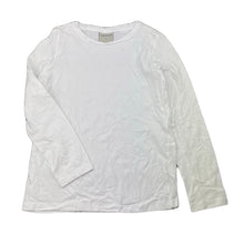Load image into Gallery viewer, Girls Emerson, white cotton long sleeve t-shirt / top, GUC, size 7,  