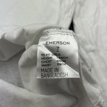 Load image into Gallery viewer, Girls Emerson, white cotton long sleeve t-shirt / top, GUC, size 7,  