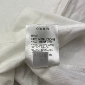 Girls B Collection, white cotton long sleeve t-shirt / top, GUC, size 10,  