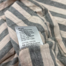 Load image into Gallery viewer, Girls Emerson, pink &amp; grey stripe long sleeve top, EUC, size 10,  