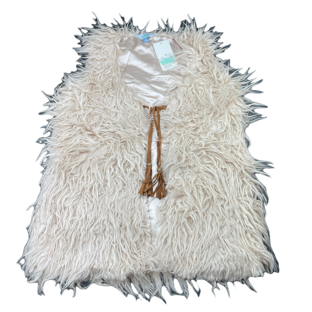 Girls Tilii, lined faux fur vest, NEW, size 12,  