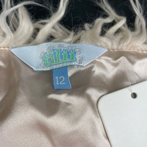 Girls Tilii, lined faux fur vest, NEW, size 12,  