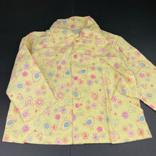 Load image into Gallery viewer, Girls yellow, flannel cotton pyjamas, birds, EUC, size 4,  