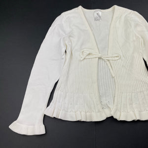 Girls Target, knitted cotton cardigan / sweater, EUC, size 7,  