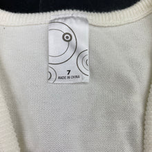Load image into Gallery viewer, Girls Target, knitted cotton cardigan / sweater, EUC, size 7,  