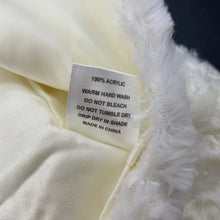 Load image into Gallery viewer, Girls Blue Sky, cream faux fur bolero jacket, EUC, size 7,  