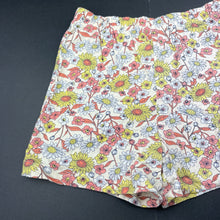Load image into Gallery viewer, Girls Anko, floral cotton pyjama shorts, GUC, size 8,  