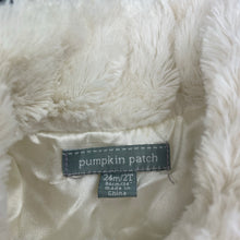 Load image into Gallery viewer, Girls Pumpkin Patch, lined faux fur jacket / coat, EUC, size 2,  