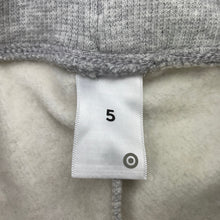 Load image into Gallery viewer, Girls Target, grey marle fleece lined track pants, elasticated, Inside leg: 47cm, EUC, size 5,  