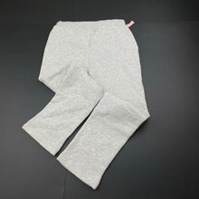 Load image into Gallery viewer, Girls Target, grey marle fleece lined track pants, elasticated, Inside leg: 47cm, EUC, size 5,  
