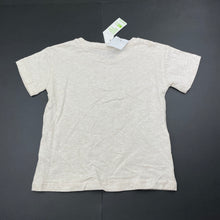 Load image into Gallery viewer, Girls Anko, oatmeal marle t-shirt / top, NEW, size 4,  