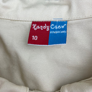 Girls Kandy Crew, cotton short sleeve jacket, EUC, size 10,  