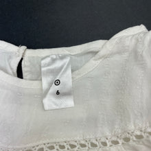 Load image into Gallery viewer, Girls Target, cotton lined open-shoulder long sleeve top, EUC, size 6,  