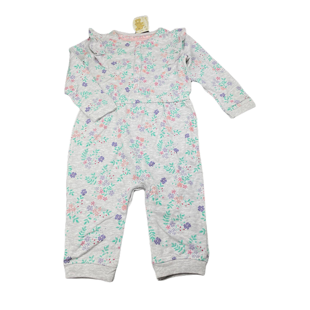 Girls Lullaby Peacocks, floral romper / jumpsuit, NEW, size 1,  