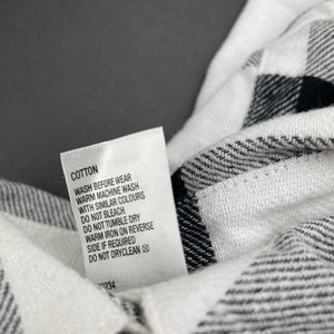 Girls Miss Understood, checked cotton lonng shirt, L: 70cm at back, EUC, size 12,  