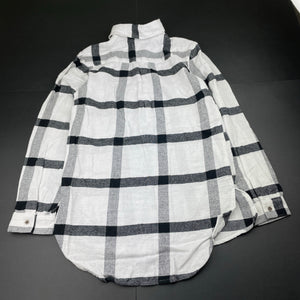 Girls Miss Understood, checked cotton lonng shirt, L: 70cm at back, EUC, size 12,  