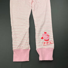 Load image into Gallery viewer, Girls Peppa Pig, striped pyjama pants/bottoms, FUC, size 4,  