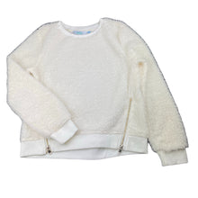 Load image into Gallery viewer, Girls Tilii, soft feel faux fur fleece sweater / jumper, EUC, size 12,  