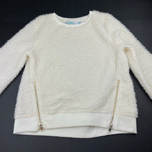 Load image into Gallery viewer, Girls Tilii, soft feel faux fur fleece sweater / jumper, EUC, size 12,  