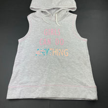 Load image into Gallery viewer, Girls Elite Action Sports, fleece lined sleeveless hoodie sweater, EUC, size 10,  