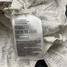 Load image into Gallery viewer, Girls H&amp;M, tie front long sleeve top, butterflies, light mark cuff, FUC, size 2,  