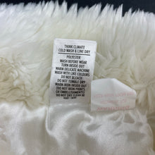 Load image into Gallery viewer, Girls Target, lined cream faux fur jacket/coat, GUC, size 0,  