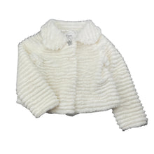 Load image into Gallery viewer, Girls Origami, lined faux fur jacket / coat, EUC, size 6,  