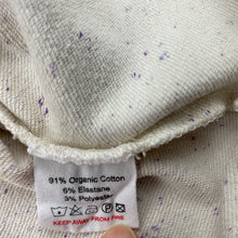 Load image into Gallery viewer, Girls Jamie Kay, organic cotton blend long sleeve dress, GUC, size 00, L: 38cm