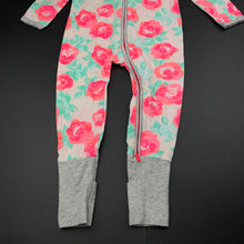 Load image into Gallery viewer, Girls Bonds, floral zip wondersuit / zippy / romper, EUC, size 2,  