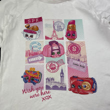 Load image into Gallery viewer, Girls Shopkins, cotton long sleeve t-shirt / top, GUC, size 10,  