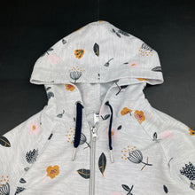 Load image into Gallery viewer, Girls Anko, floral lightweight zip hoodie sweater, GUC, size 8,  