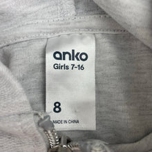 Load image into Gallery viewer, Girls Anko, floral lightweight zip hoodie sweater, GUC, size 8,  