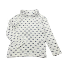 Load image into Gallery viewer, Girls Mango, cotton roll neck top / skivvy, FUC, size 4,  