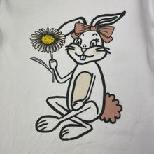 Load image into Gallery viewer, Girls Cotton On, stretchy long sleeve pyjama top, rabbit, FUC, size 10,  