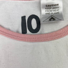 Load image into Gallery viewer, Girls Cotton On, stretchy long sleeve pyjama top, rabbit, FUC, size 10,  