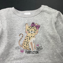Load image into Gallery viewer, Girls Ollies Place, embroidered grey marle long sleeve top, GUC, size 0,  