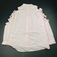 Load image into Gallery viewer, Girls Pafim, pink stripe lightweight shirt / top, NEW, size 14,  