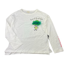 Load image into Gallery viewer, Girls Zara, cotton long sleeve t-shirt / top, broccoli, EUC, size 8,  